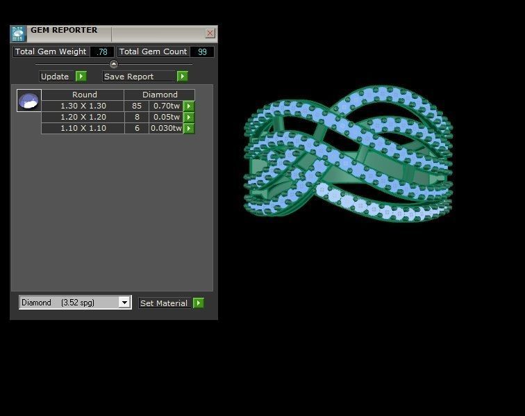 Women Wedding Band Ring 3dm STL OBJ FBX Renders Details 3D print model_4
