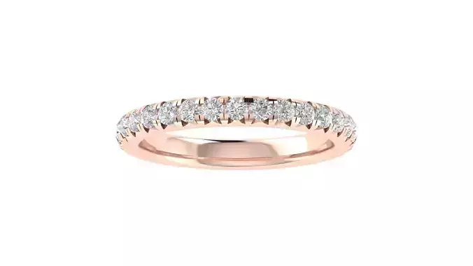  Round Diamond Full Eternity Wedding Band Ring  3D print model