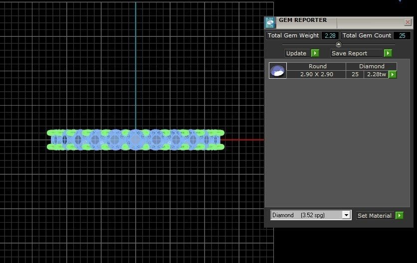 Round Diamond Full Eternity Bridal Ring Matching Band 3D print model_21