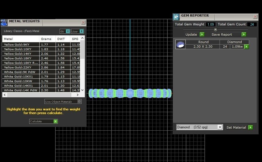 Round Diamond Eternity Band Ring 3dm STL OBJ FBX Renders Details 3D print model_21