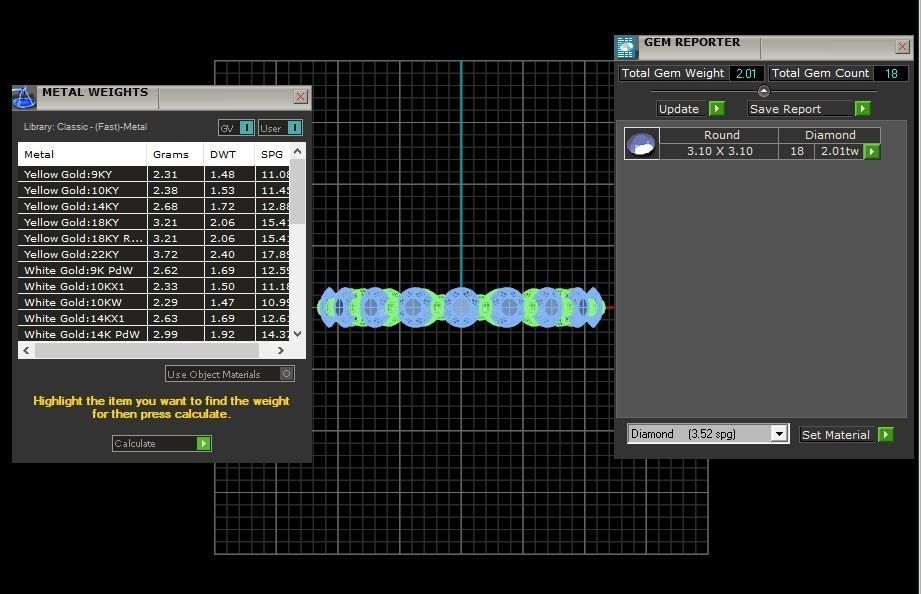 Round Diamond Eternity Band Ring 3dm STL OBJ FBX Renders Details 3D print model_21