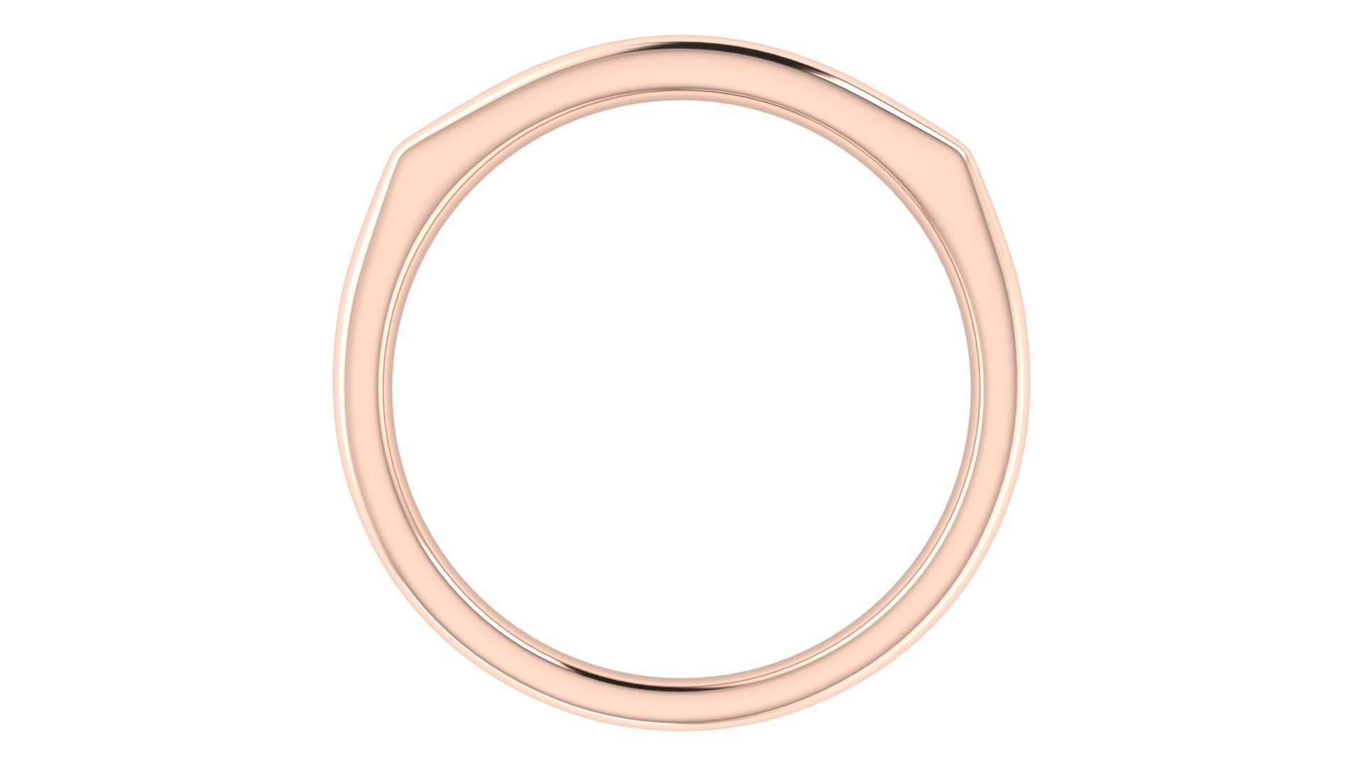 Half Eternity Diamond Band Ring 3dm STL OBJ FBX Renders Details 3D print model_7