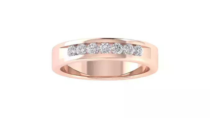 Eternity Band Ring 3dm STL OBJ FBX Renders Details 3D print model