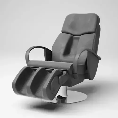 Black Metal Armchair