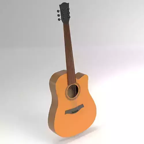 Guitar orange acoustic