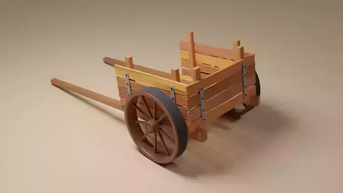 Wooden cart