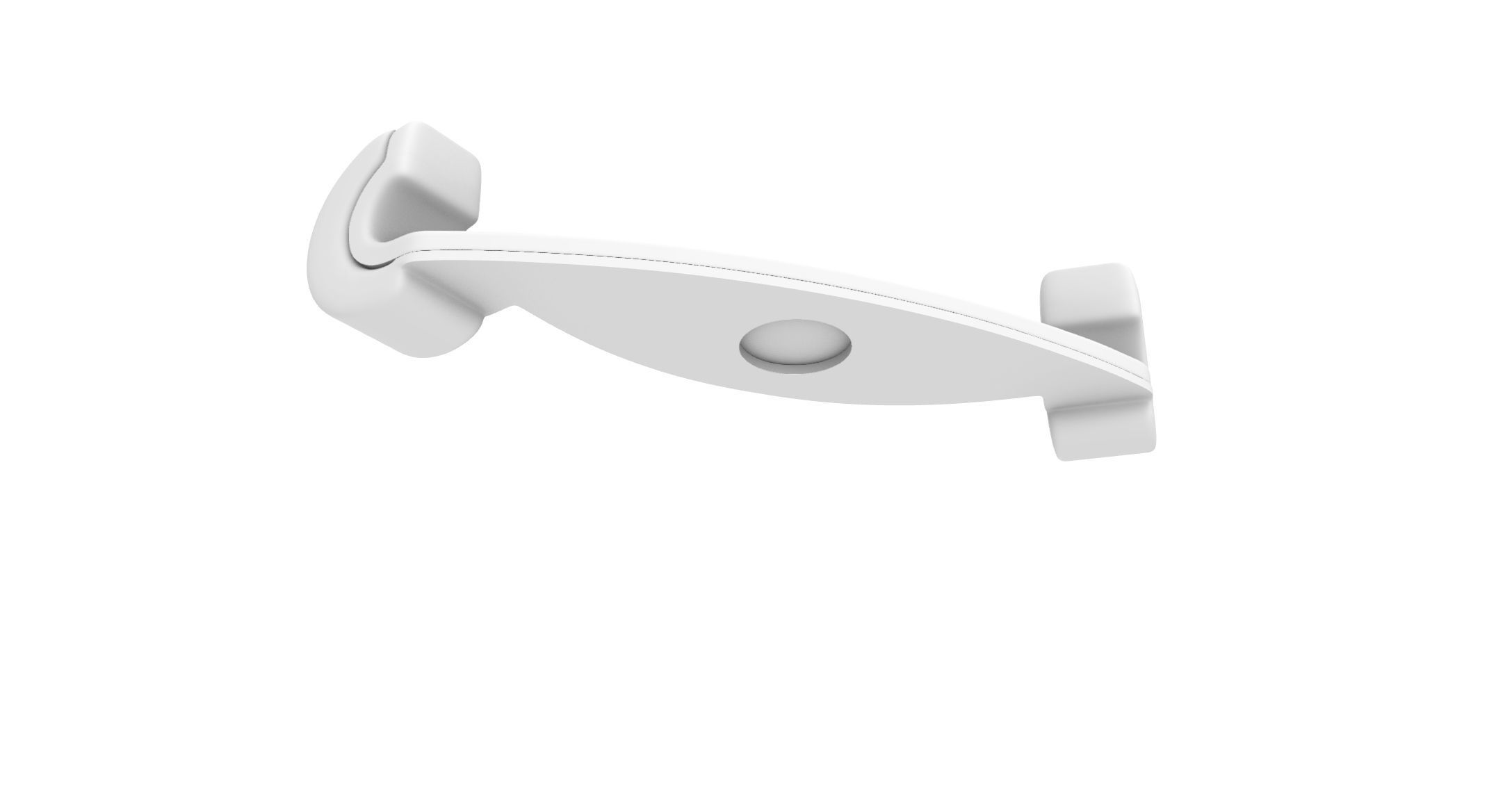 Clamp spare part Violin KUN shoulder rest 3D print model_7