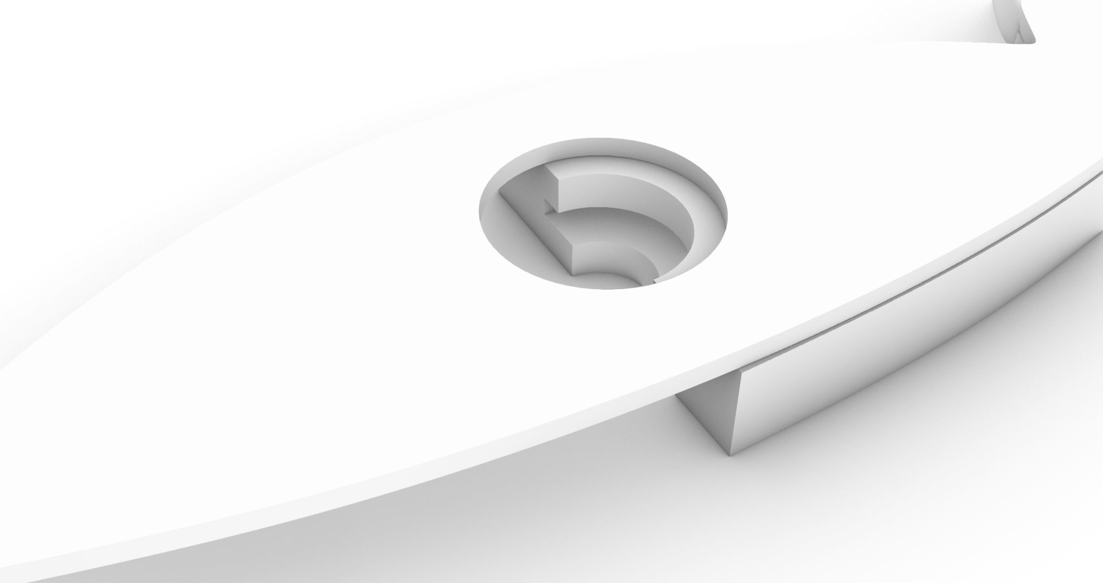 Clamp spare part Violin KUN shoulder rest 3D print model_3