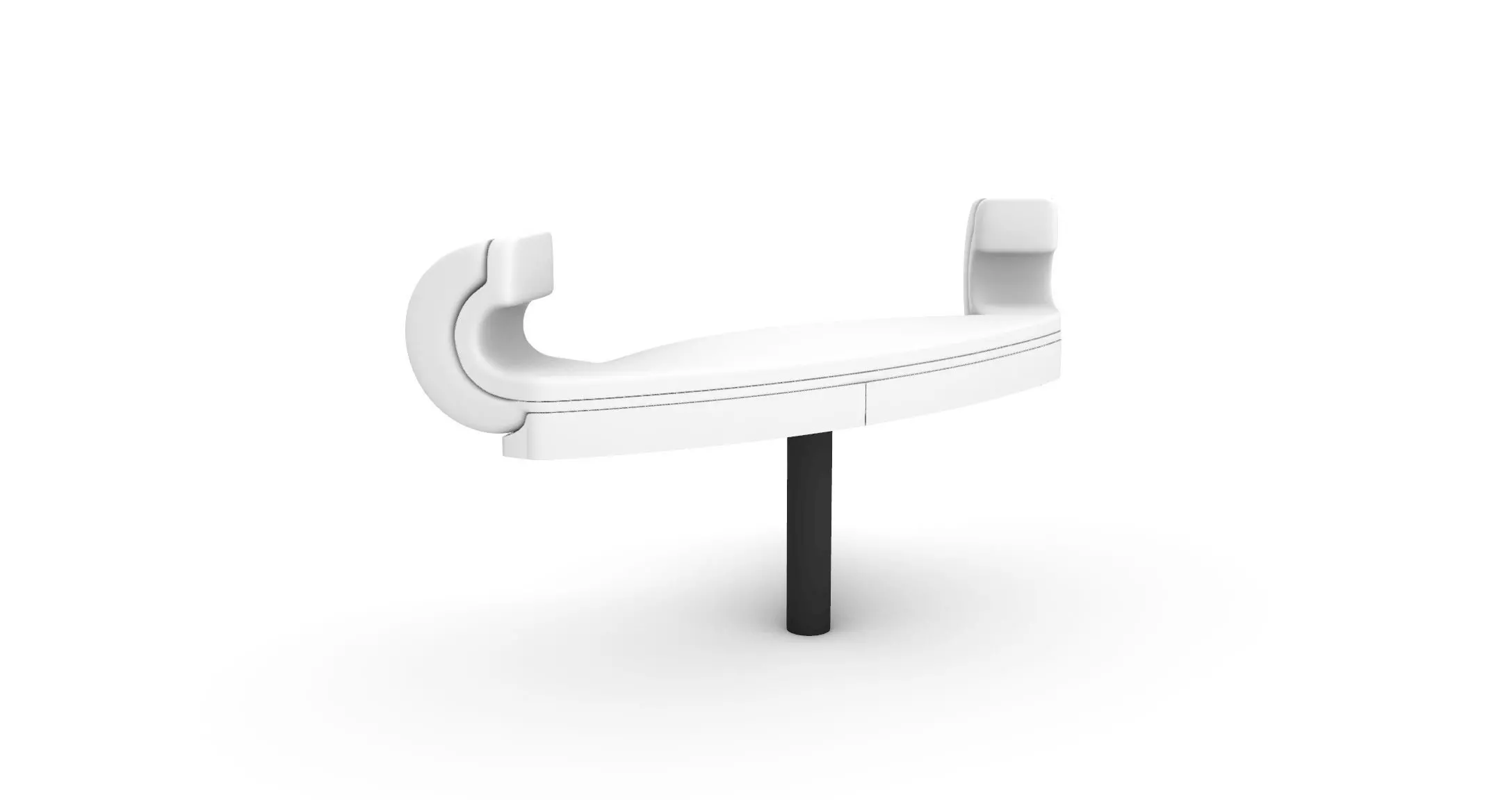 Clamp spare part Violin KUN shoulder rest 3D print model_0