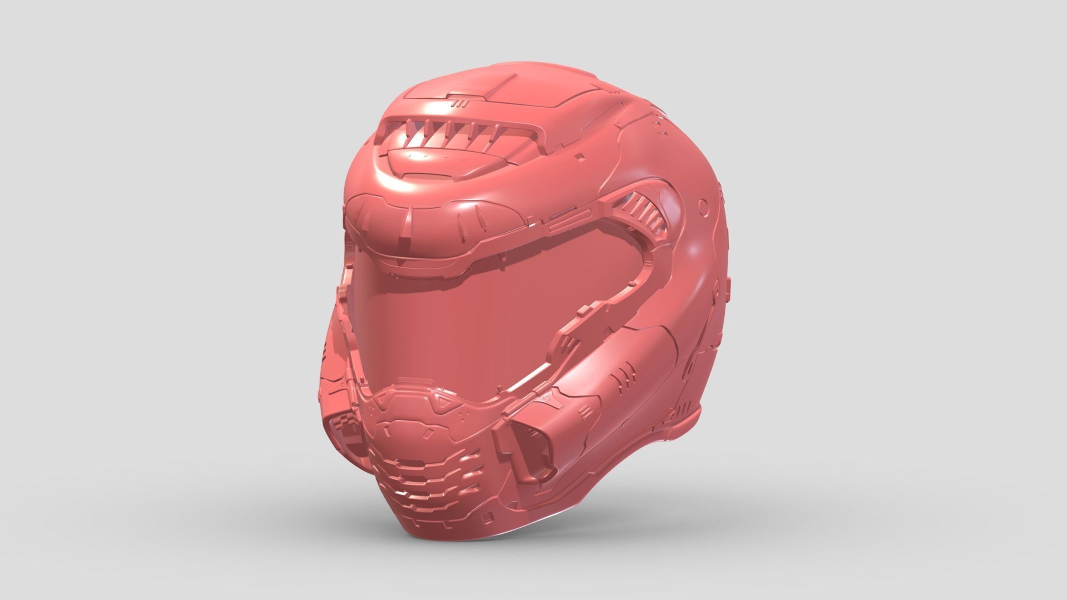 Doom Eternal Slayer Helmet 3D print model_1