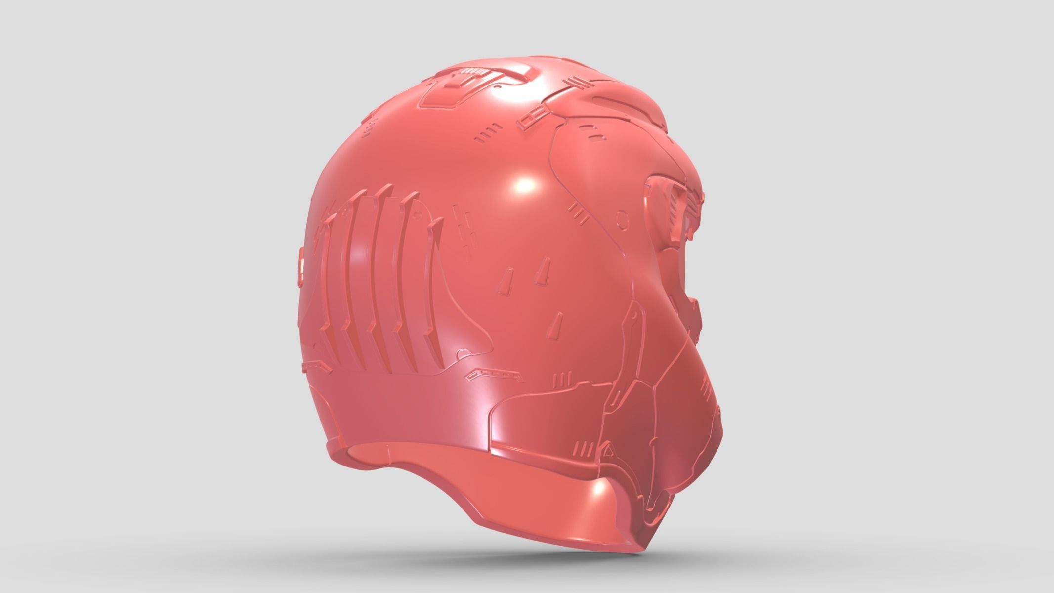 Doom Eternal Slayer Helmet 3D print model_8