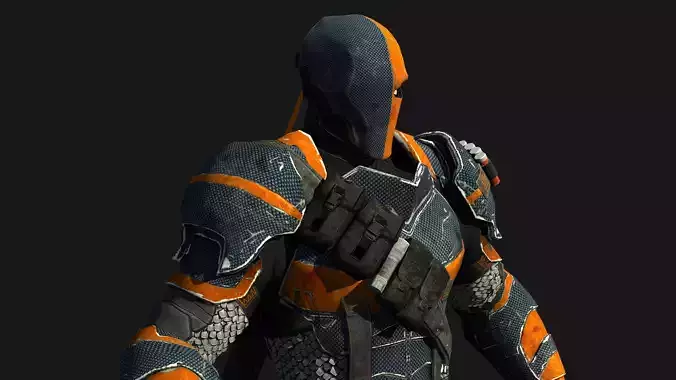 Deathstroke  RIGGED FOR GAMES ENGINE  Unreal engine   Unity 