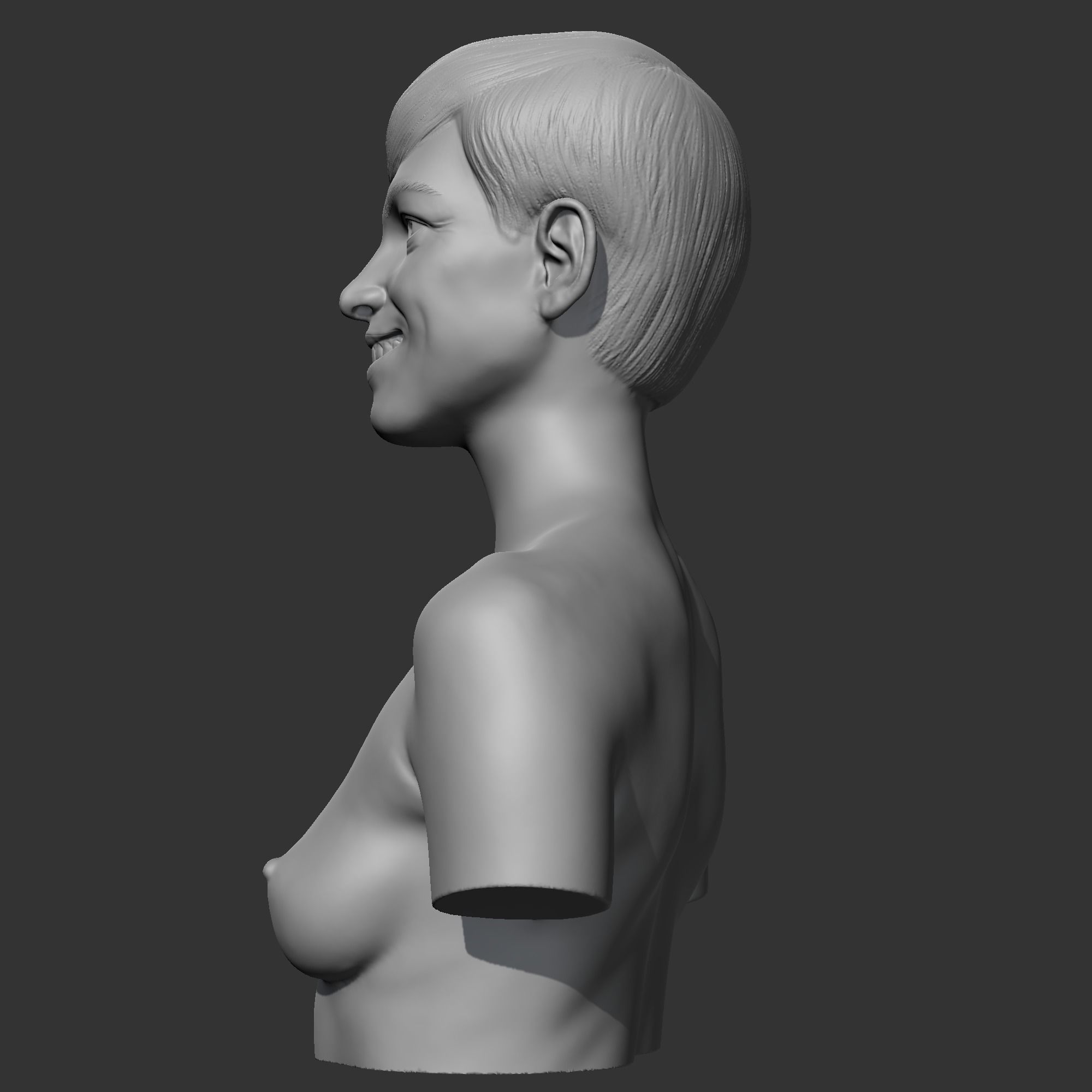 Anne Hathaway 3D print model 3D print model_5