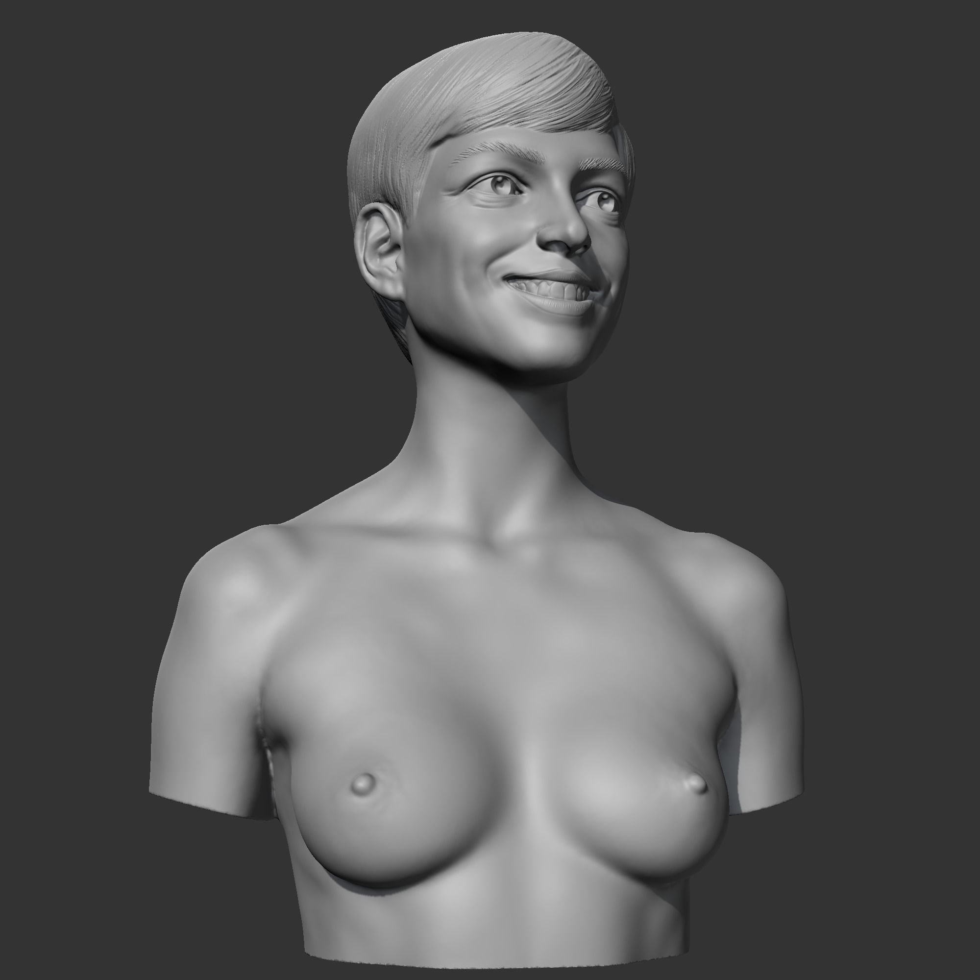 Anne Hathaway 3D print model 3D print model_8