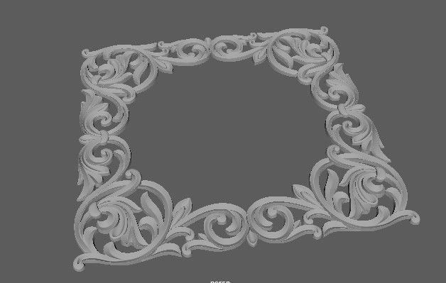 dekor ornament 3D model_1