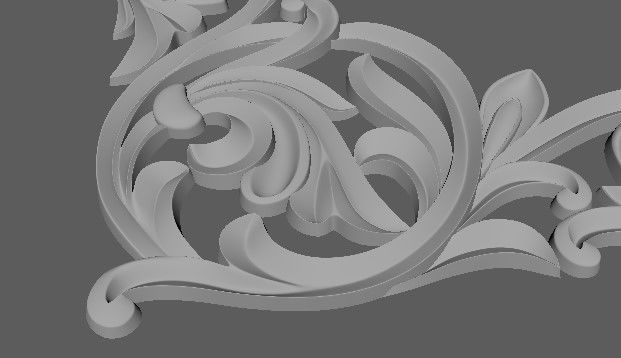 dekor ornament 3D model_2