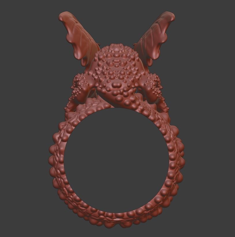 Dragon Ring - The Sorcerers Apprentice 3D print model_6