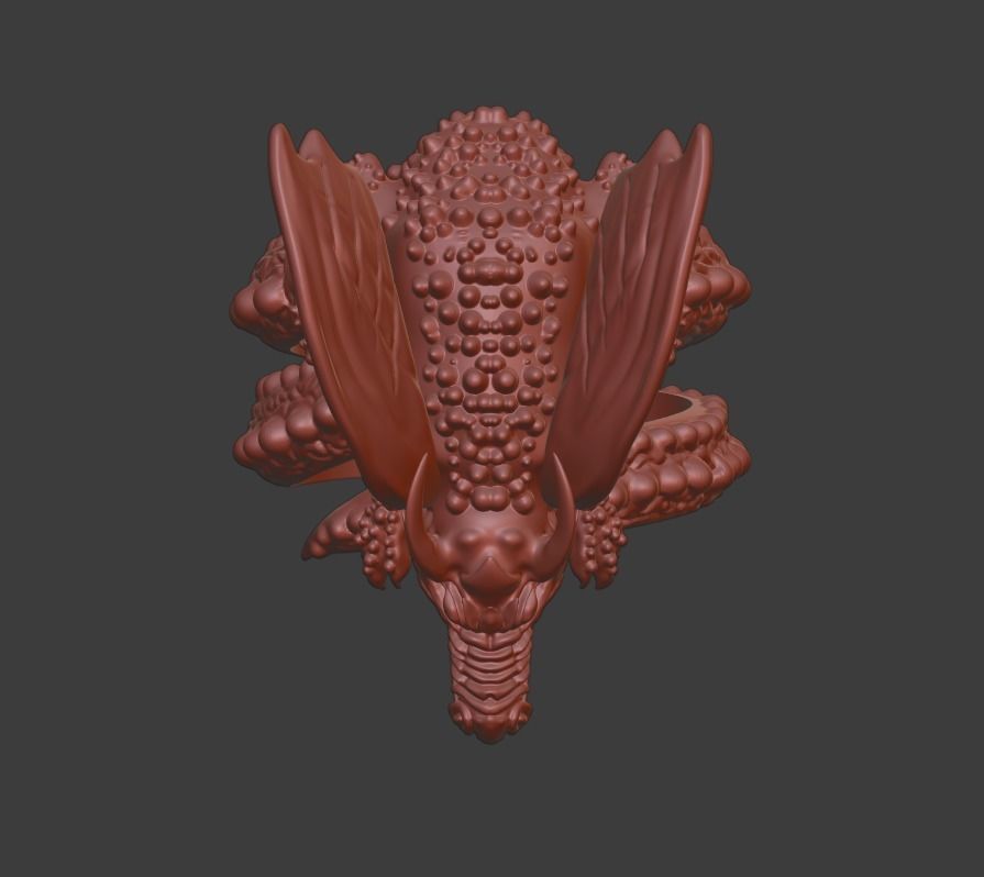 Dragon Ring - The Sorcerers Apprentice 3D print model_4