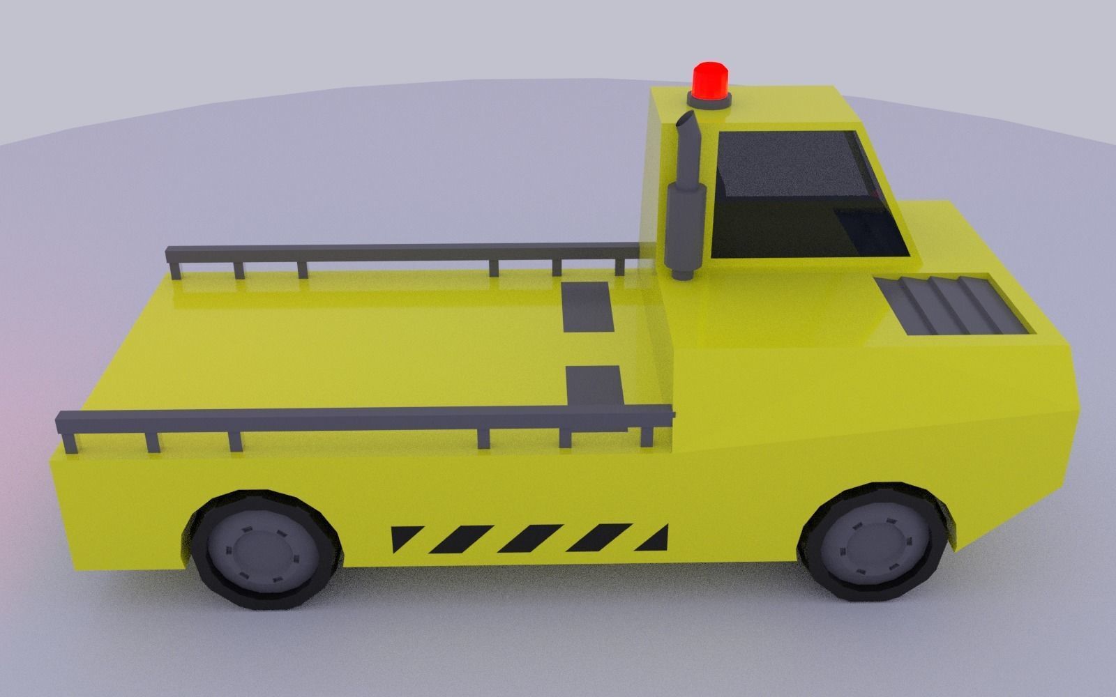 Low poly vehicles and props Free low-poly 3D model_11