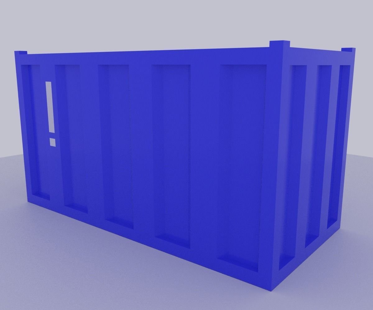 Low poly vehicles and props Free low-poly 3D model_13