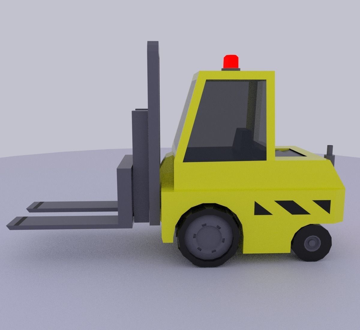 Low poly vehicles and props Free low-poly 3D model_7