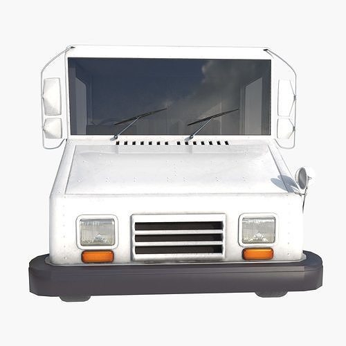 Grumman LLV Low-poly 3D model 7