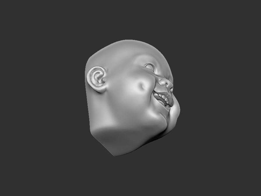 Head 50 3D print model_4