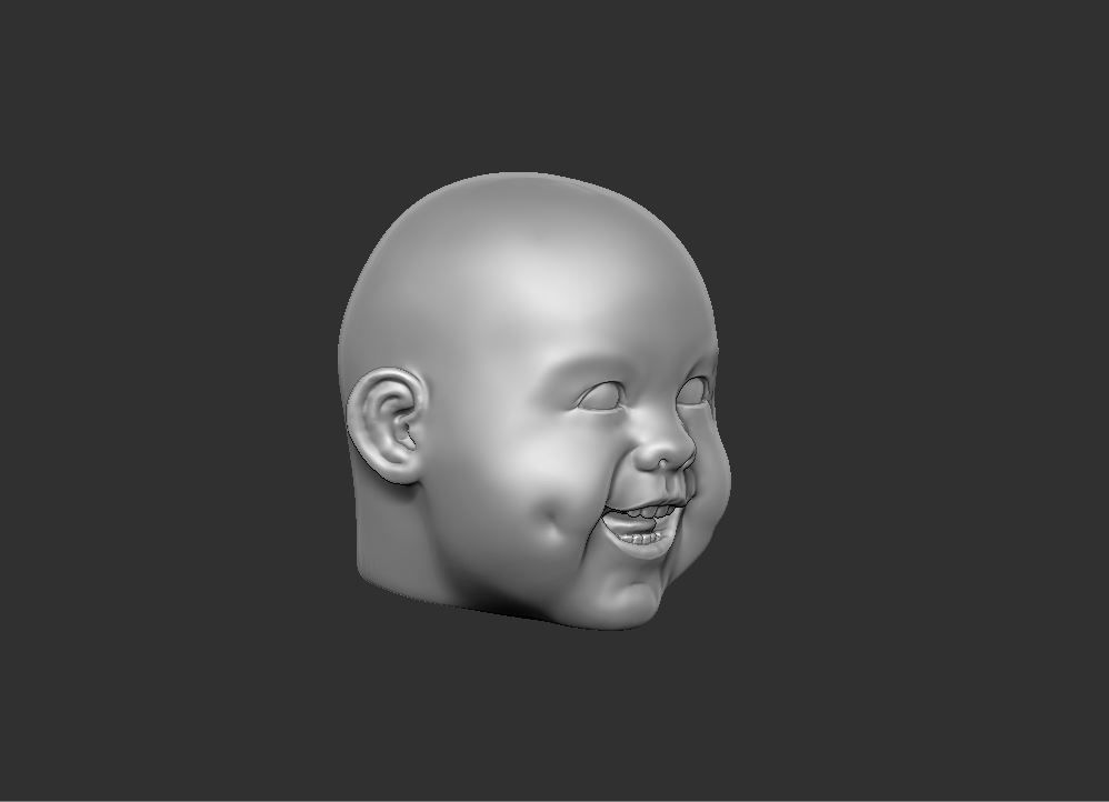 Head 50 3D print model_6