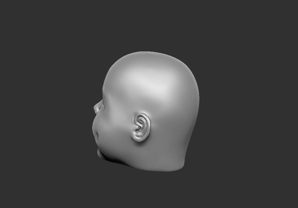 Head 50 3D print model_10