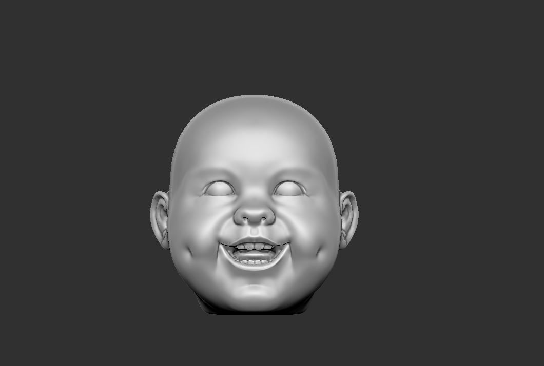 Head 50 3D print model_12