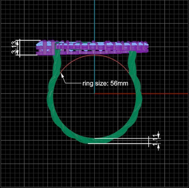 Black Hole Ring 3D print model_5