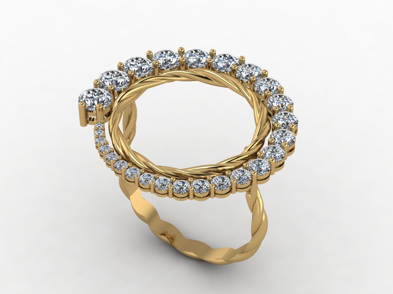 Black Hole Ring 3D print model_1