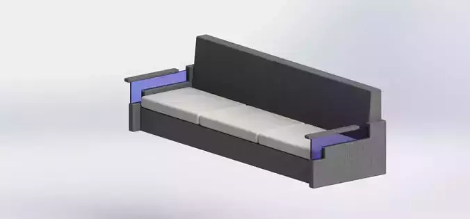 canvas couch