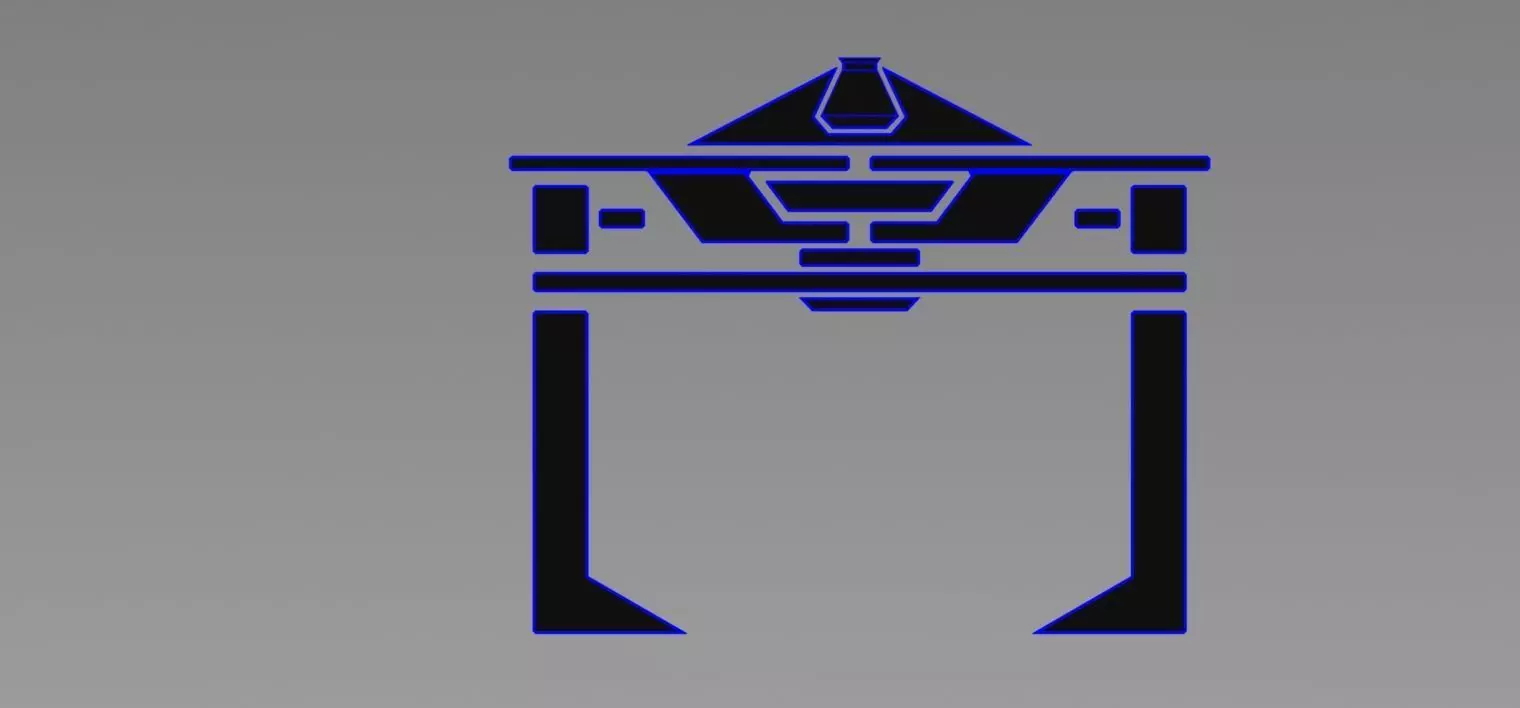 recognizer from first tron 3D model_0