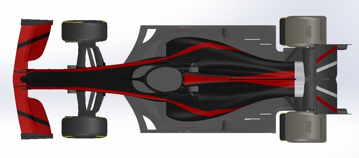 Renault F1 Team 2019 car 3D model_4