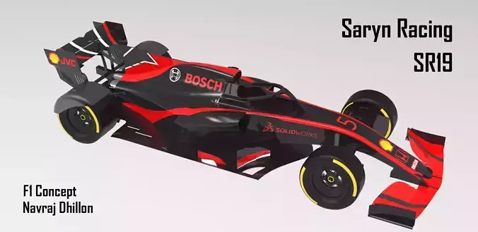 Renault F1 Team 2019 car