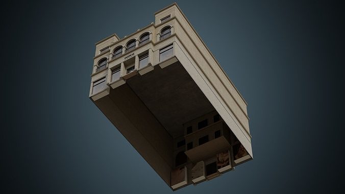 Building 26  Low-poly 3D model 5
