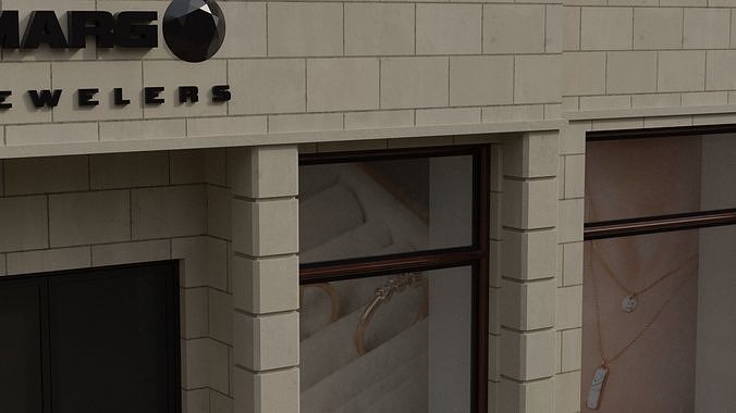 Building 26  Low-poly 3D model 6