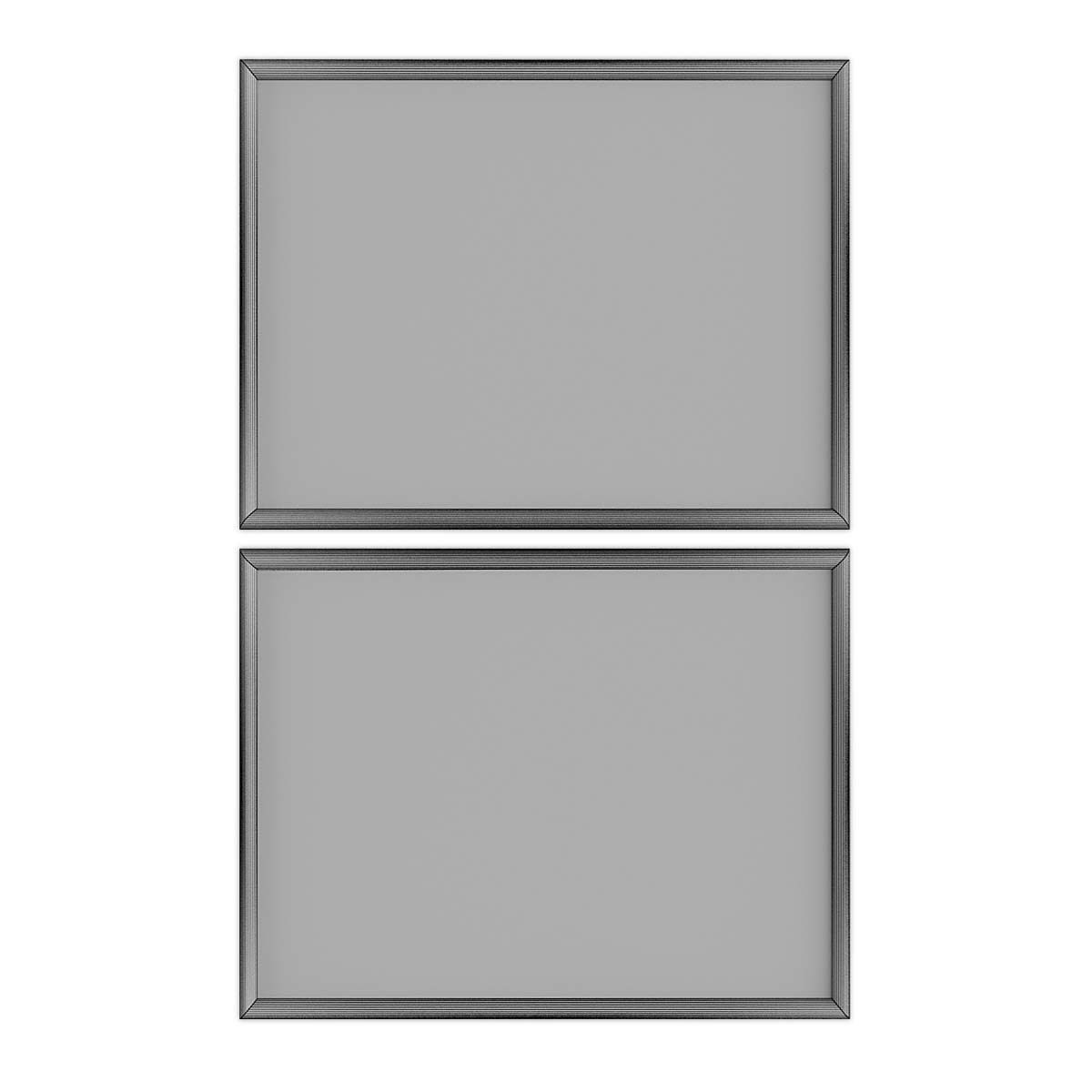 Pictures901 two butterfly framed prints Low-poly 3D model_3