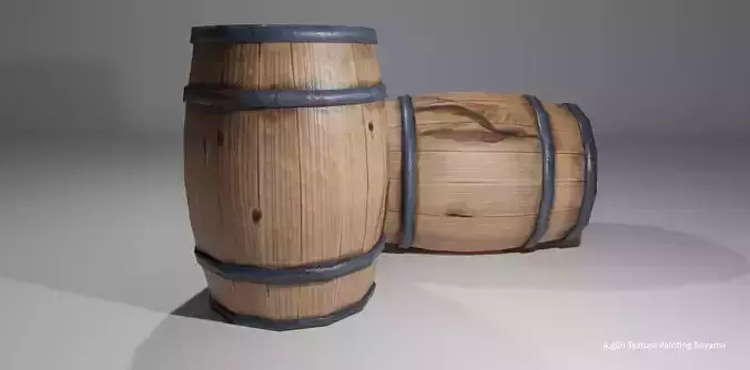 wooden barrel  