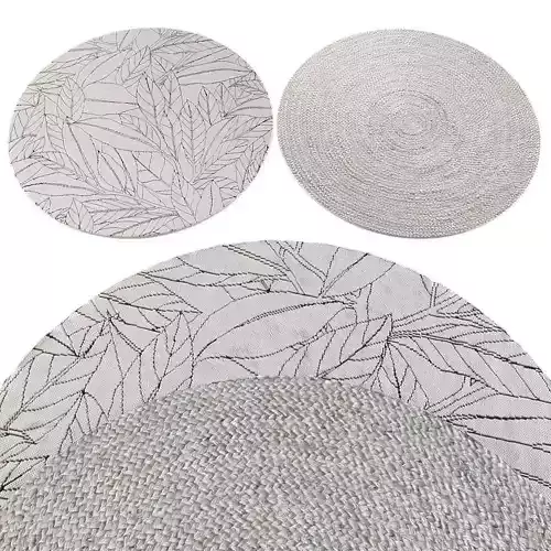 Rugs collection 388 Low-poly 3D model