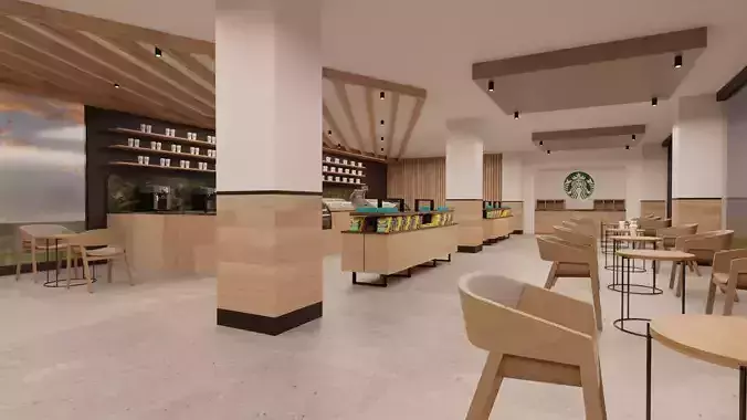 Starbucks Coffee 3D Model