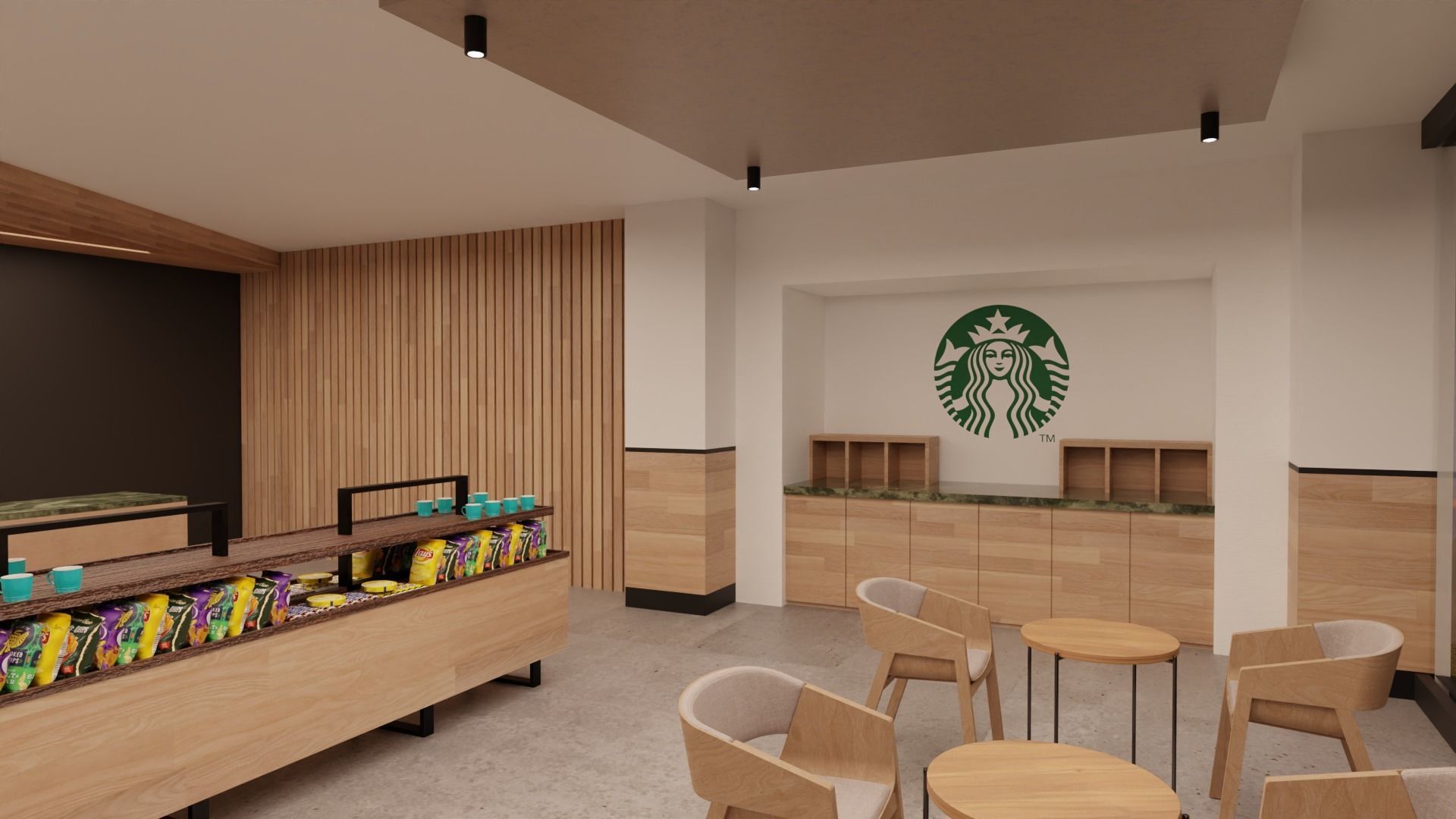 Starbucks Coffee 3D Model 3D model_8