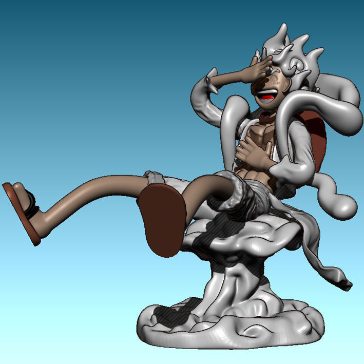 Luffy Gear 5 Nika 3D print model_1