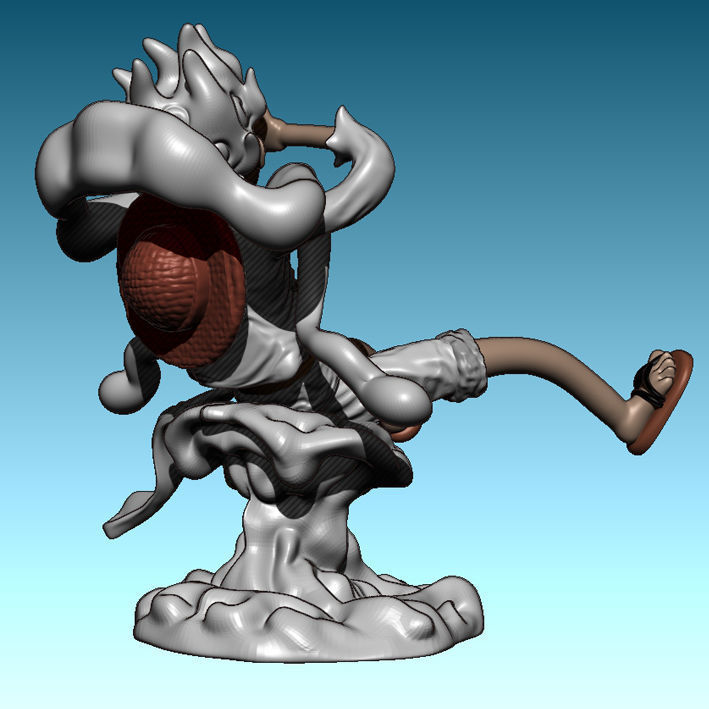 Luffy Gear 5 Nika 3D print model_5