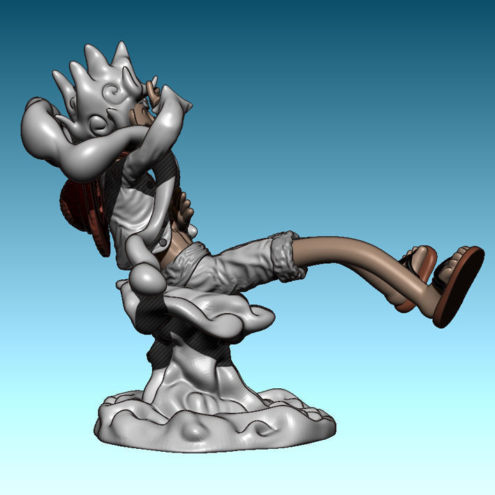 Luffy Gear 5 Nika 3D print model_6