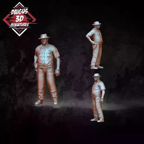 Police Hopper Stranger Things 3D print model
