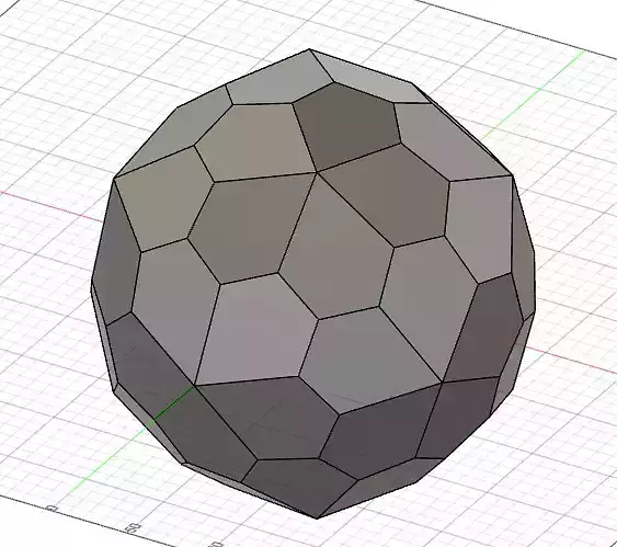 Pentagonal Hexecontahedron Free 3D model