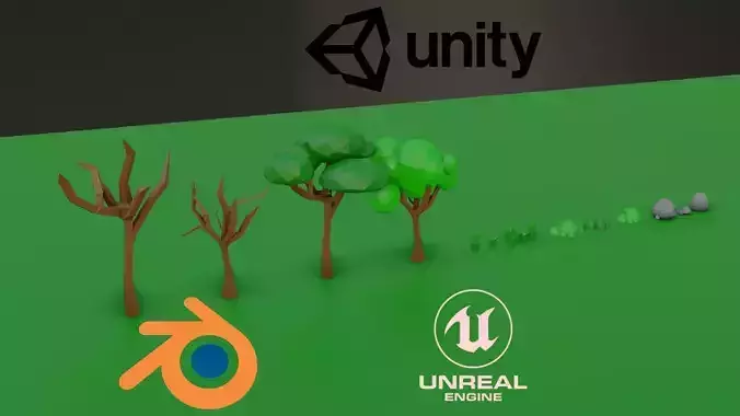 NATURE PACK LOW POLY 