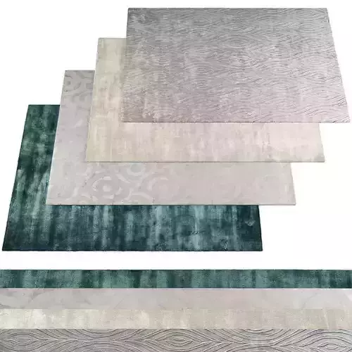 Rugs collection 302 Low-poly 3D model